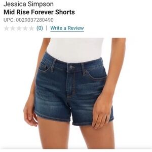Jessica Simpson Jean Denim Shorts Size 26 Jeans $50 Short Summer Casual